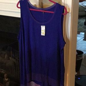 Premise blue tank top